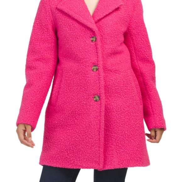 NEW BADGLEY MISCHKA Classic Walking Coat Fuchsia 561tn - Picture 2 of 4